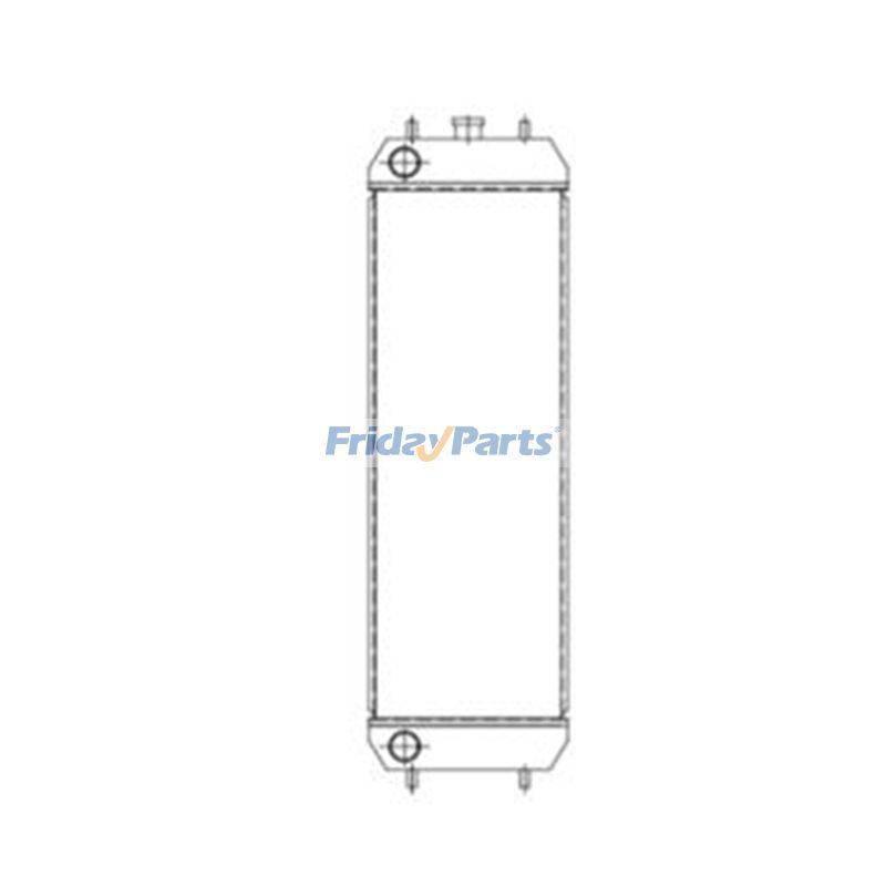 Water Tank Radiator 4668378 for Hitachi Excavator ZAX120-3 ZAX135US-3 ZAX190W-3