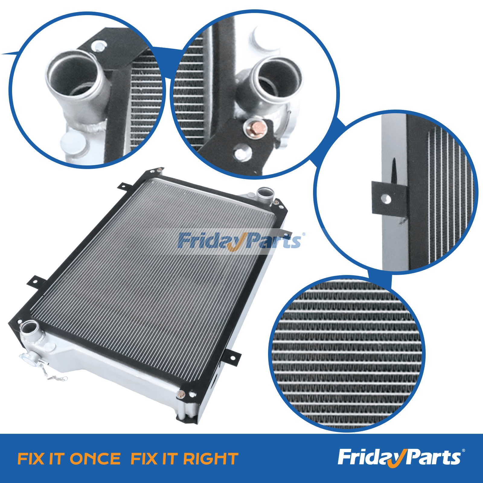  Water Tank Radiator For CASE,For New Holland