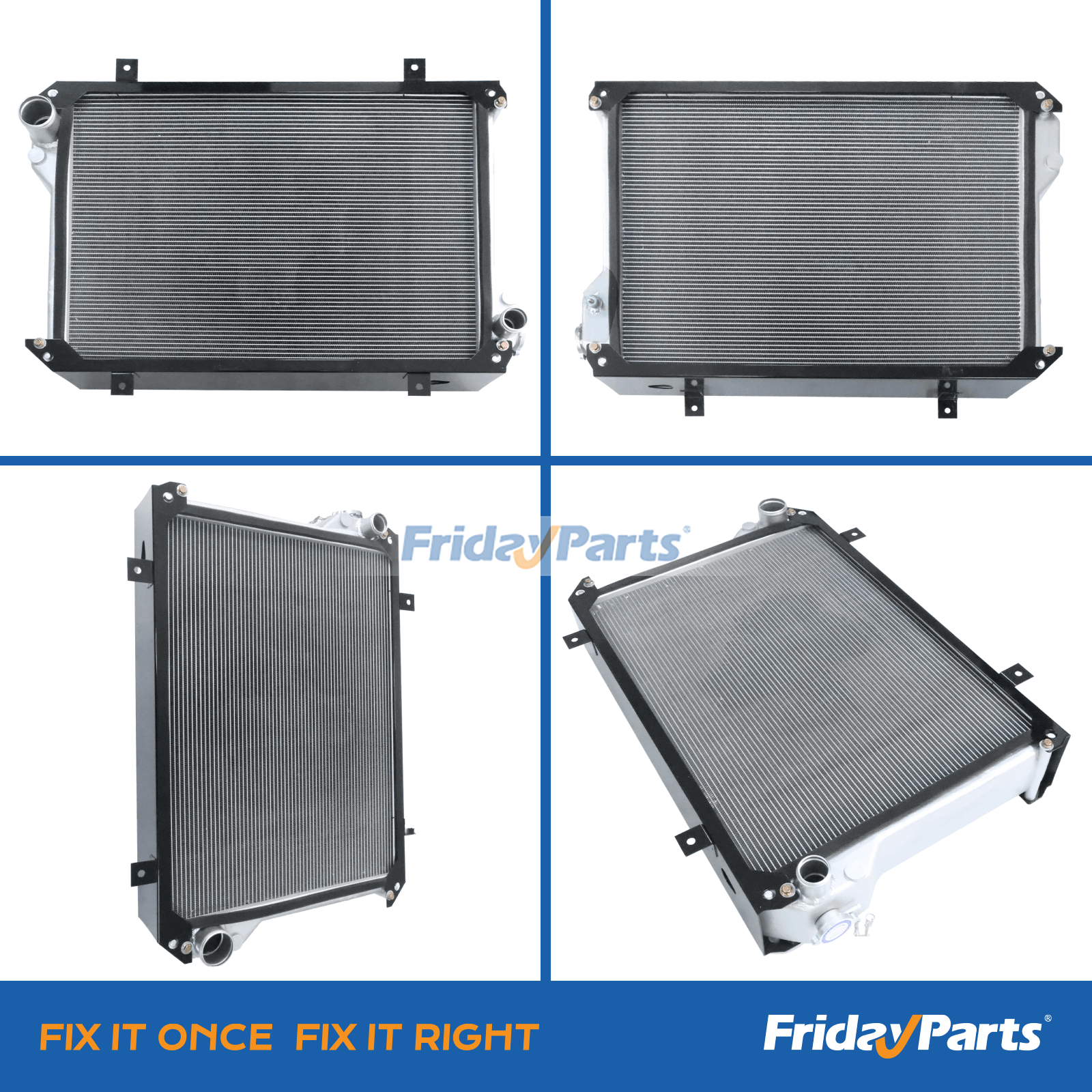 FridayParts Water Tank Radiator