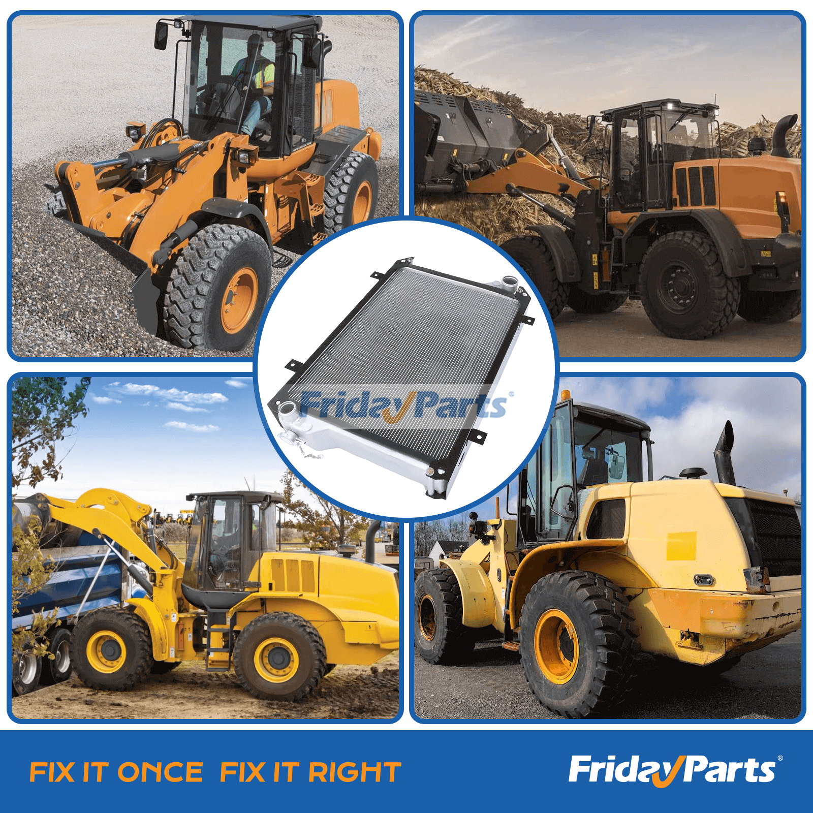 Water Tank Radiator For CASE,For New Holland Loader