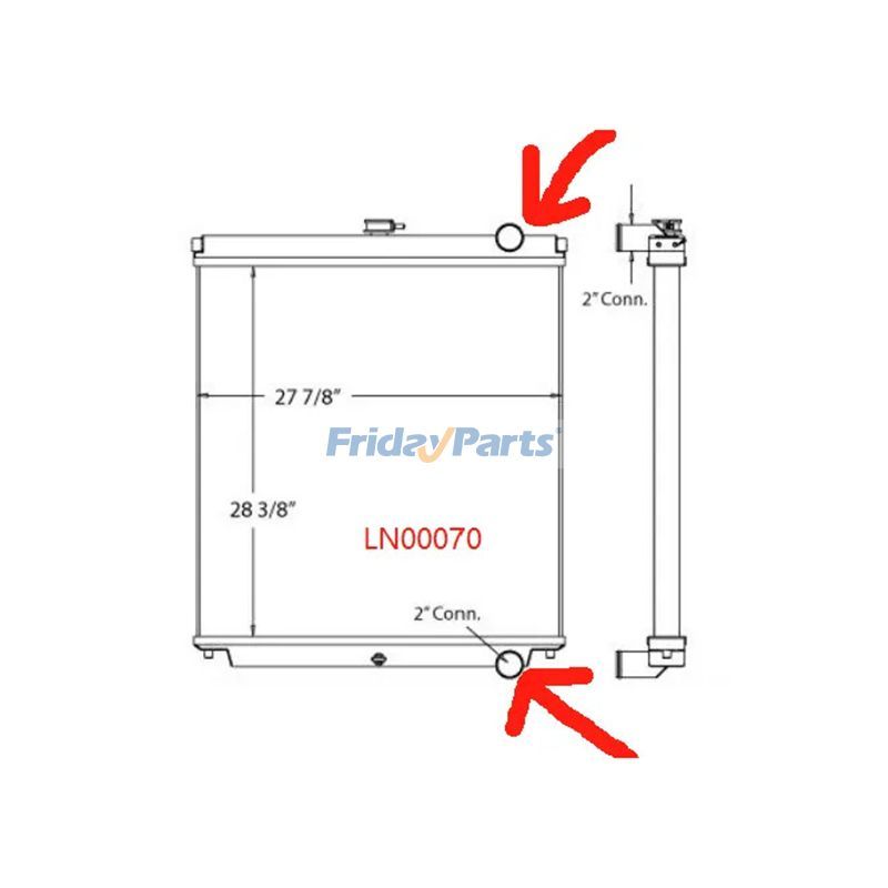  Water Tank Radiator For CASE