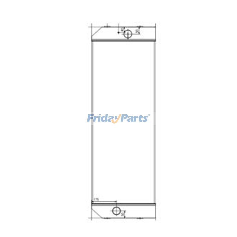 Water Tank Radiator for Caterpillar CAT Excavator E324E