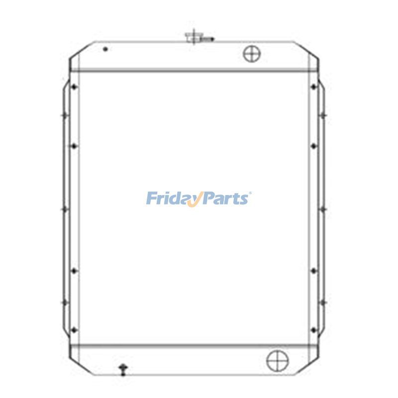 Water Tank Radiator for Hyundai Excavator R210W-5