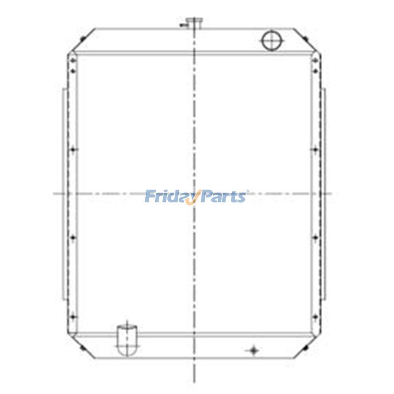 Water Tank Radiator for Hyundai Excavator R2900-3