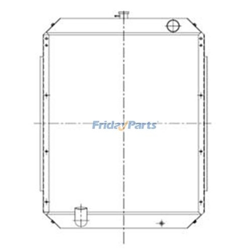 Rpc R6570 Water Tank Radiator for Hyundai Excavator R2900-3