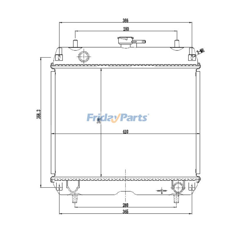 Water Tank Radiator for Engine
