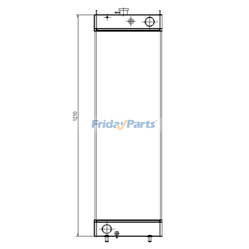 Water Tank Radiator for Excavator