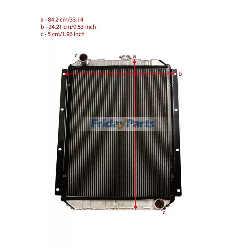 Excavator Water Tank Radiator