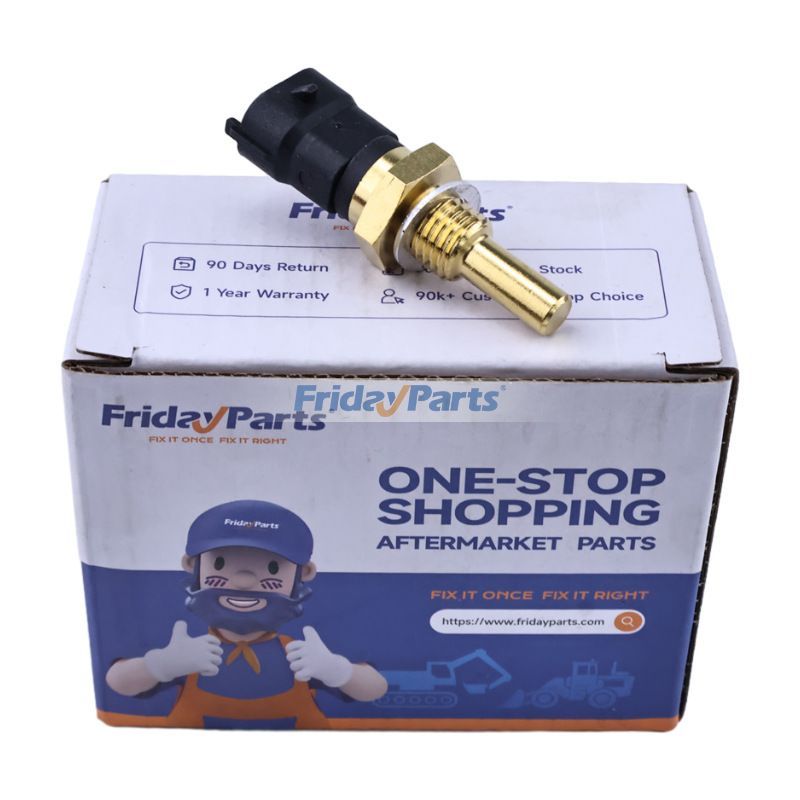 Sensor de temperatura da água do líquido de arrefecimento 65.27423-7003 para escavadeira Doosan DX140W DX160W DX180LC-3 DX210W DX225LC DX255LC