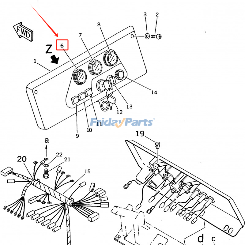 FridayParts Wassertemperaturanzeige BullCrawler