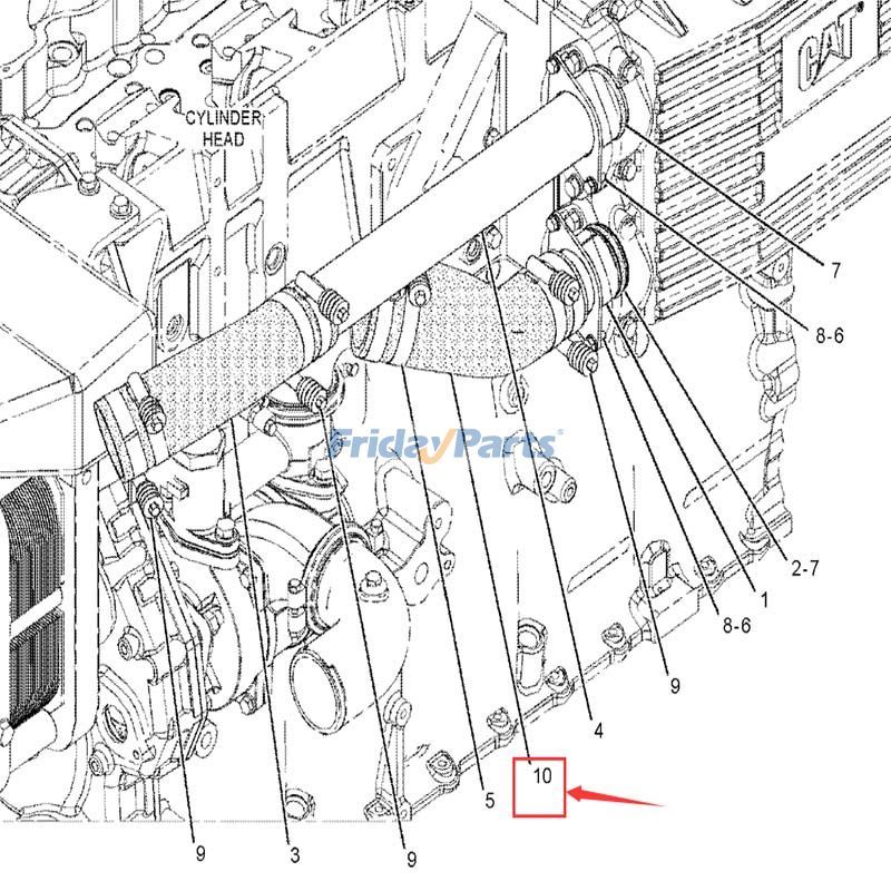 Water Temperature Regulator Coolant Hose in Stock in China