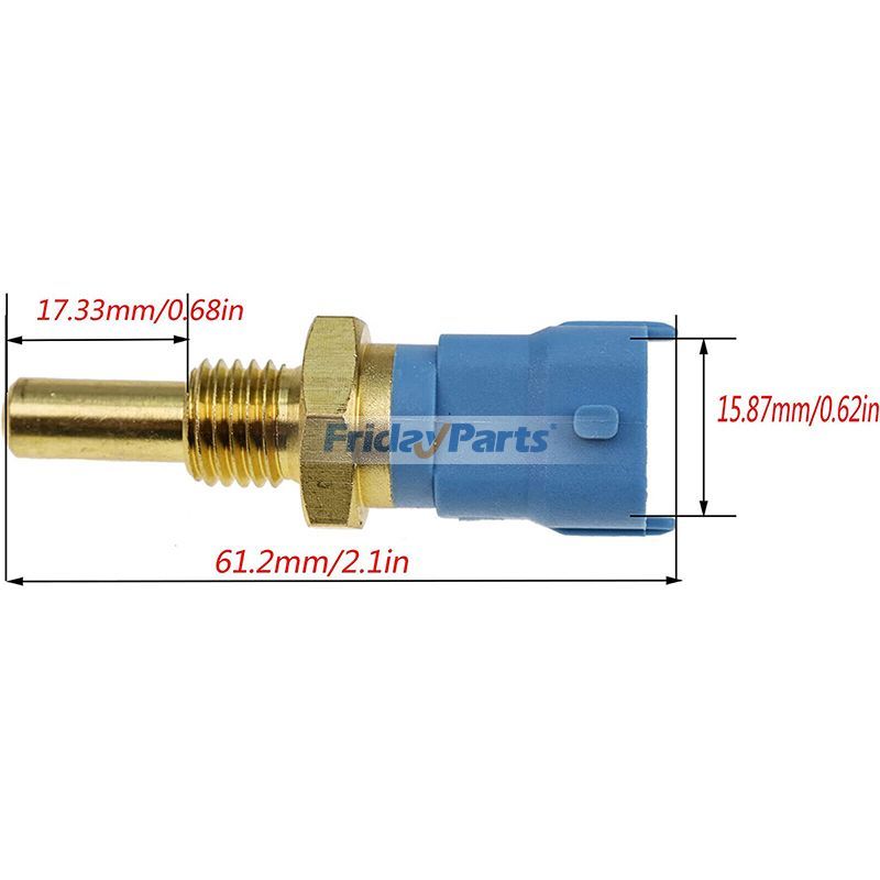 Sensor de temperatura del agua 04199809 04213839 para motor Deutz BFM2012 BFM1013 