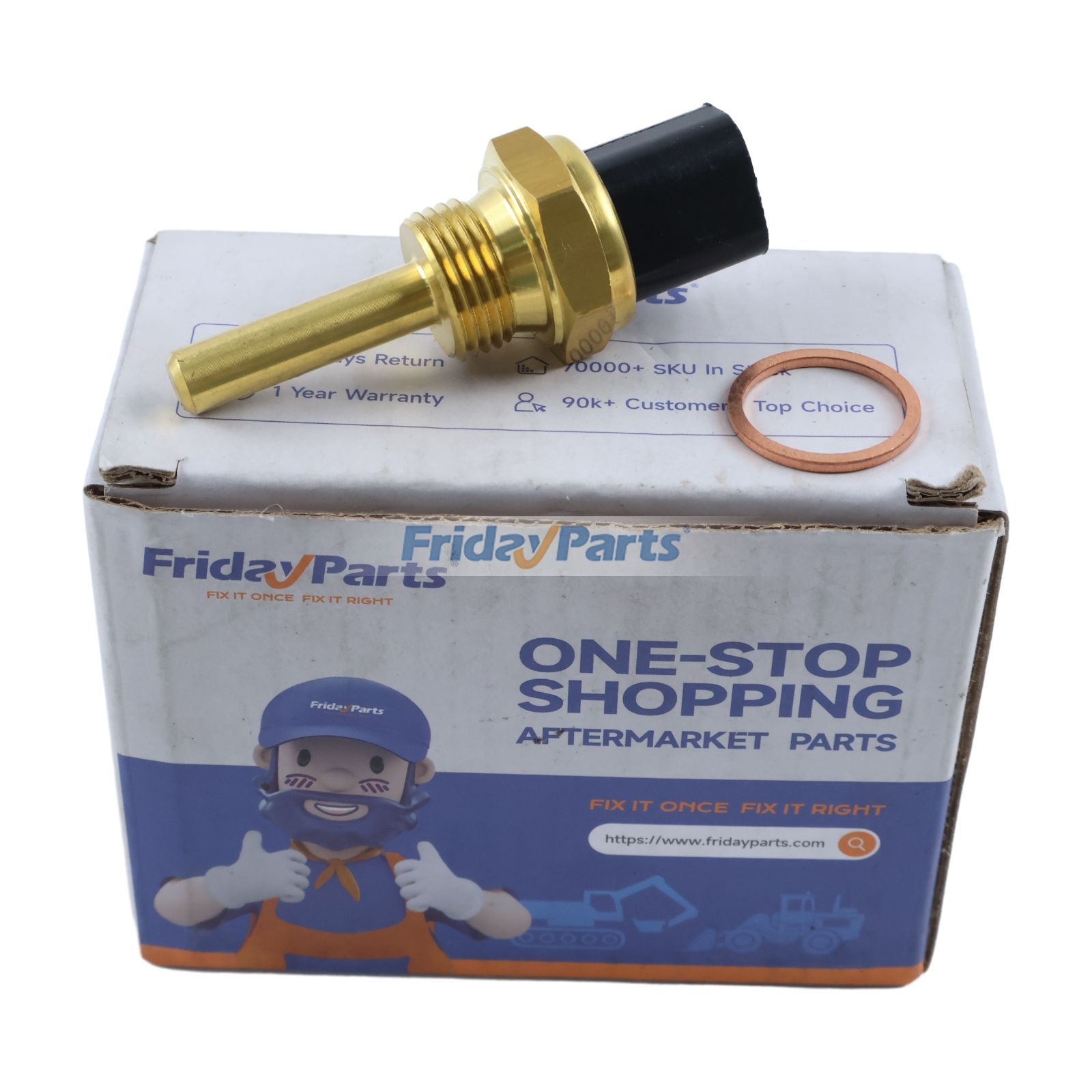 Sensor de temperatura del agua 11419486 para excavadora Volvo EC210D EC220E EC235C EC250E EC300D EC330C EC340D EC350E EC360CHR