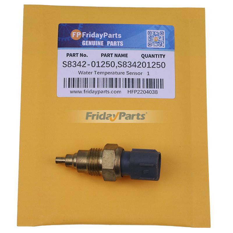 Sensor de temperatura del agua para excavadora Kobelco SK200 SK200-8 SK260 SK350-8