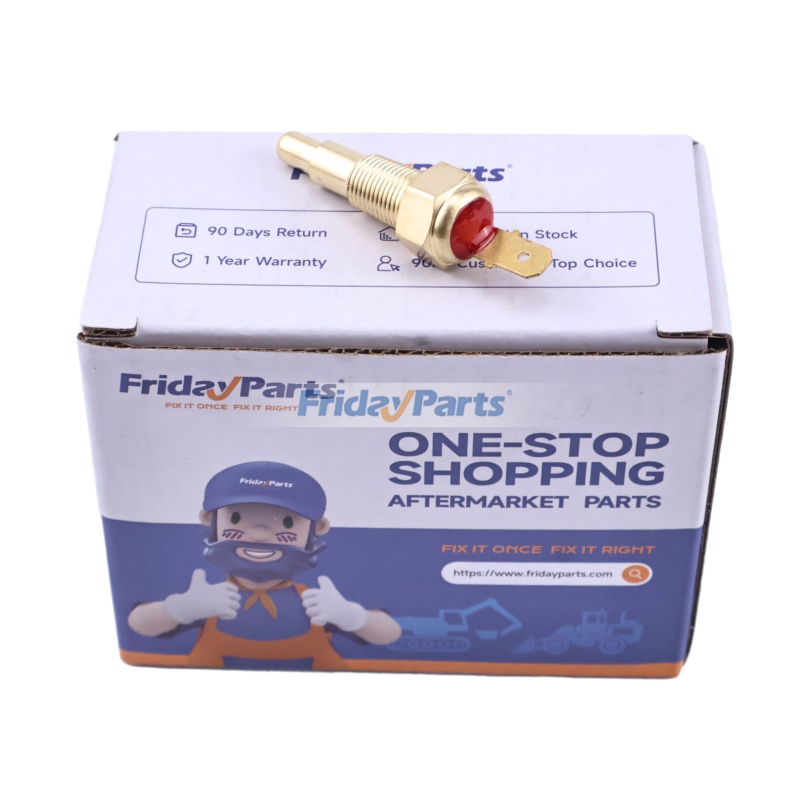 Conector del sensor de temperatura del agua 15543-83040 para motor Kubota D1105 V1505