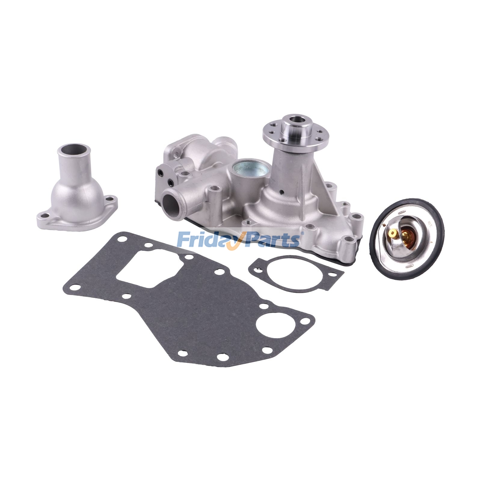 Excavator Water Pump With Gasket & Thermostat & Pipe 