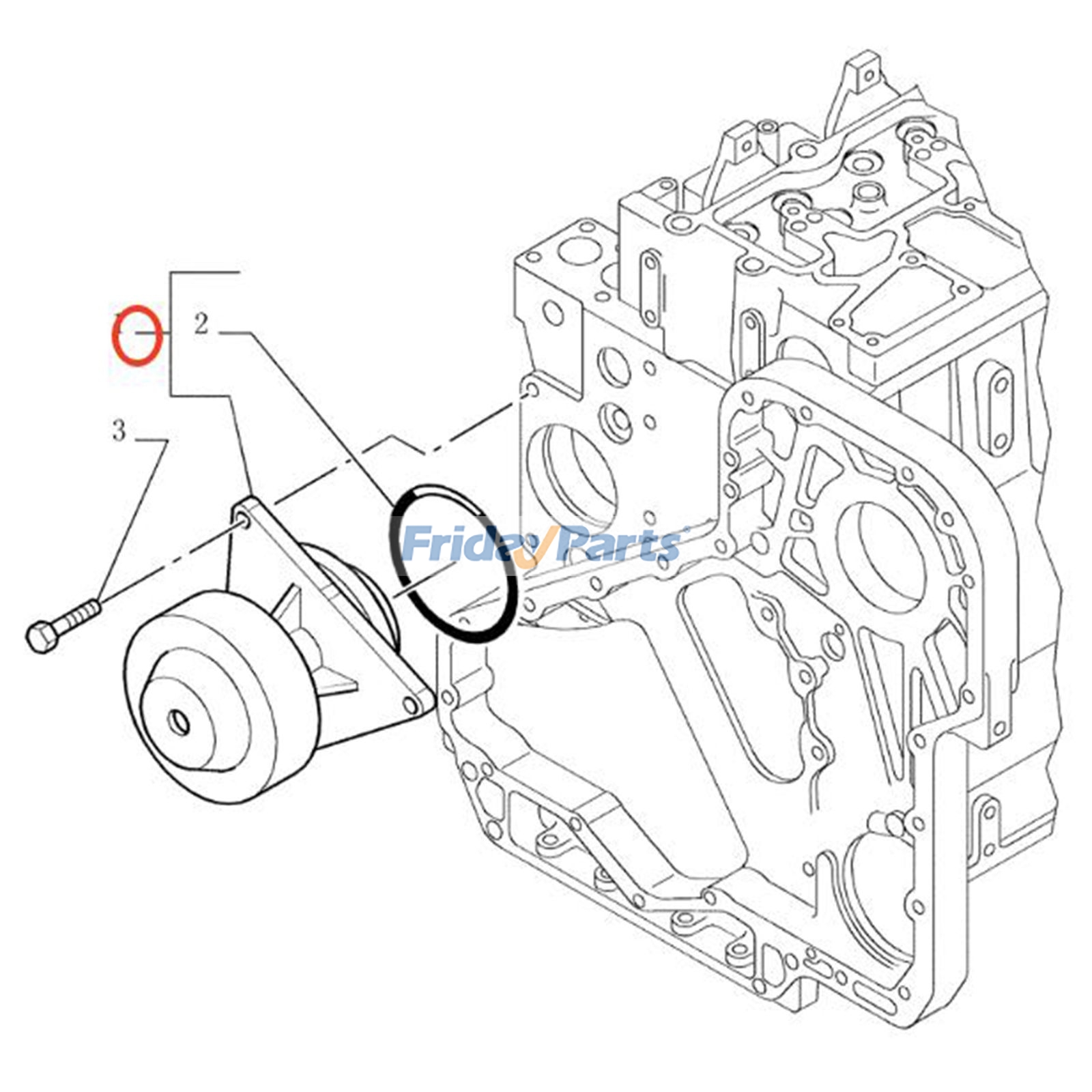  Water Pump For New Holland