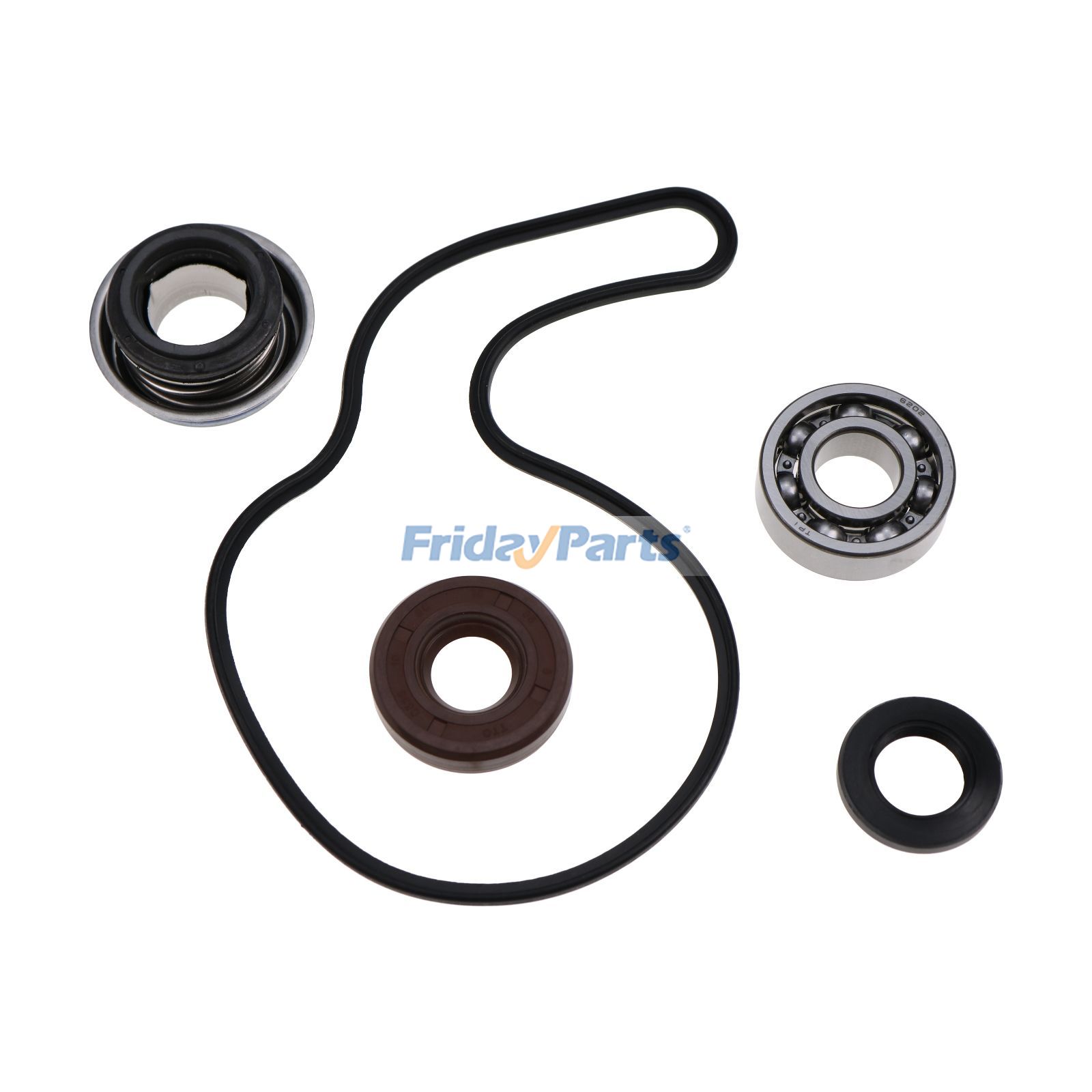 FridayParts Dichtung und Deckeldichtung für Wasserpumpe