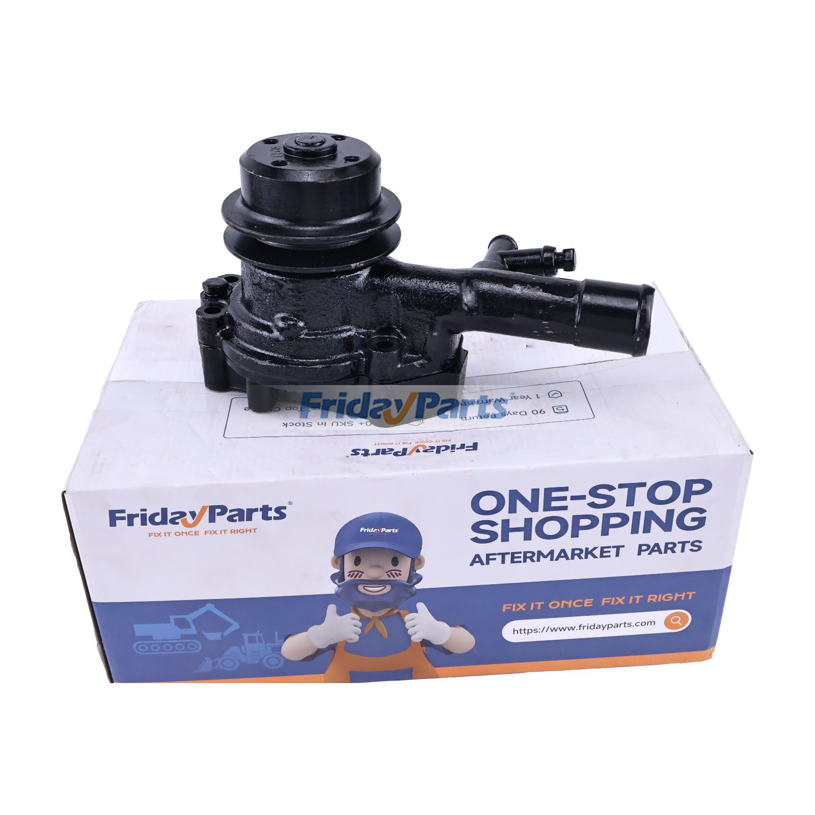 Water Pump Y385T-11103 for Yang Dong Engine Y385 Y385T Y380 Y380T YD480 YD485 Shire Siromer Jinma & more Tractor