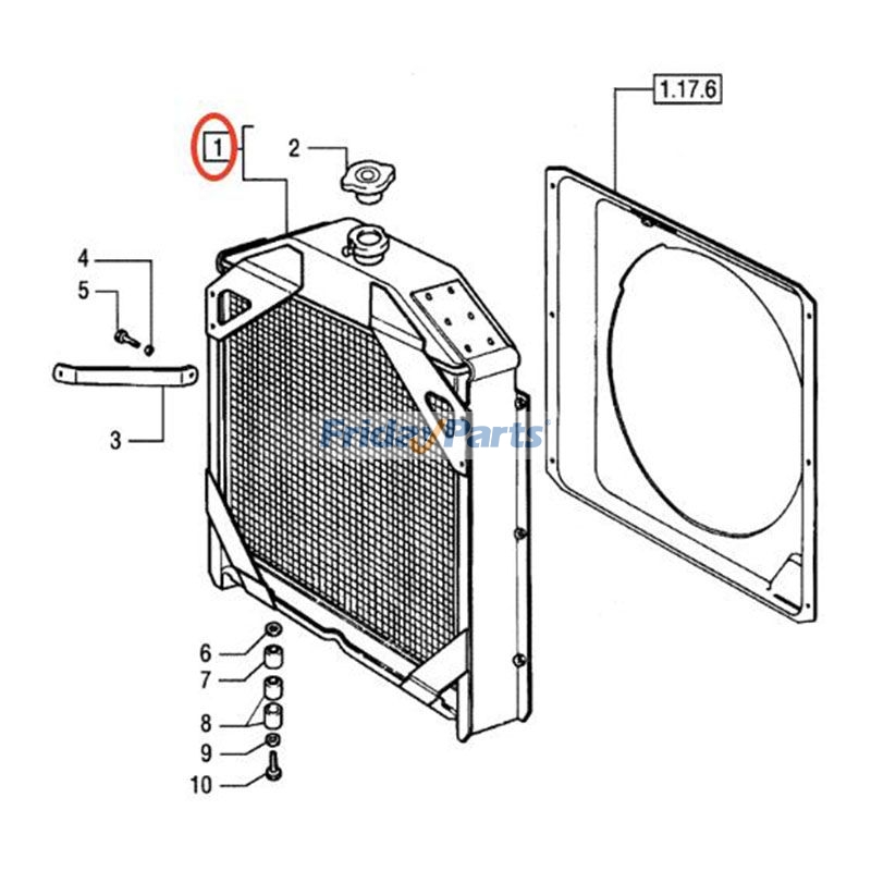 Water Tank Radiator for Tractor
