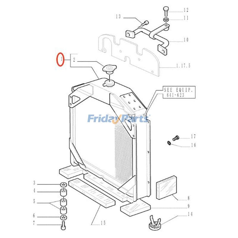 Water Tank Radiator for Tractor