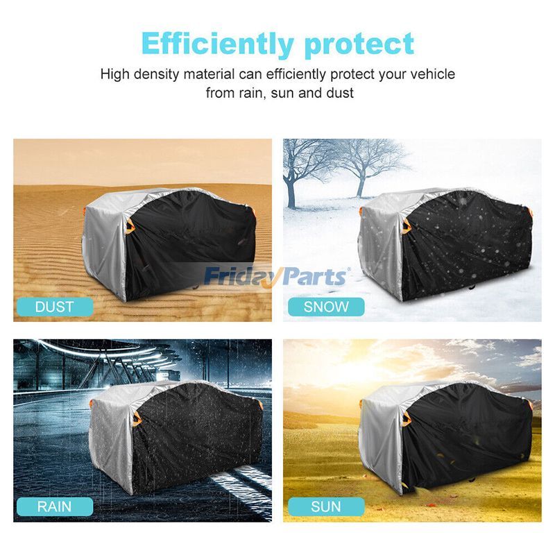 Housse de protection universelle pour quad, imperméable, pour Yamaha Raptor 125 250 350 660R 700 700R YFZ450RpourPour Yamaha