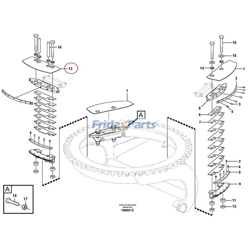 FridayParts Verschleißplatte