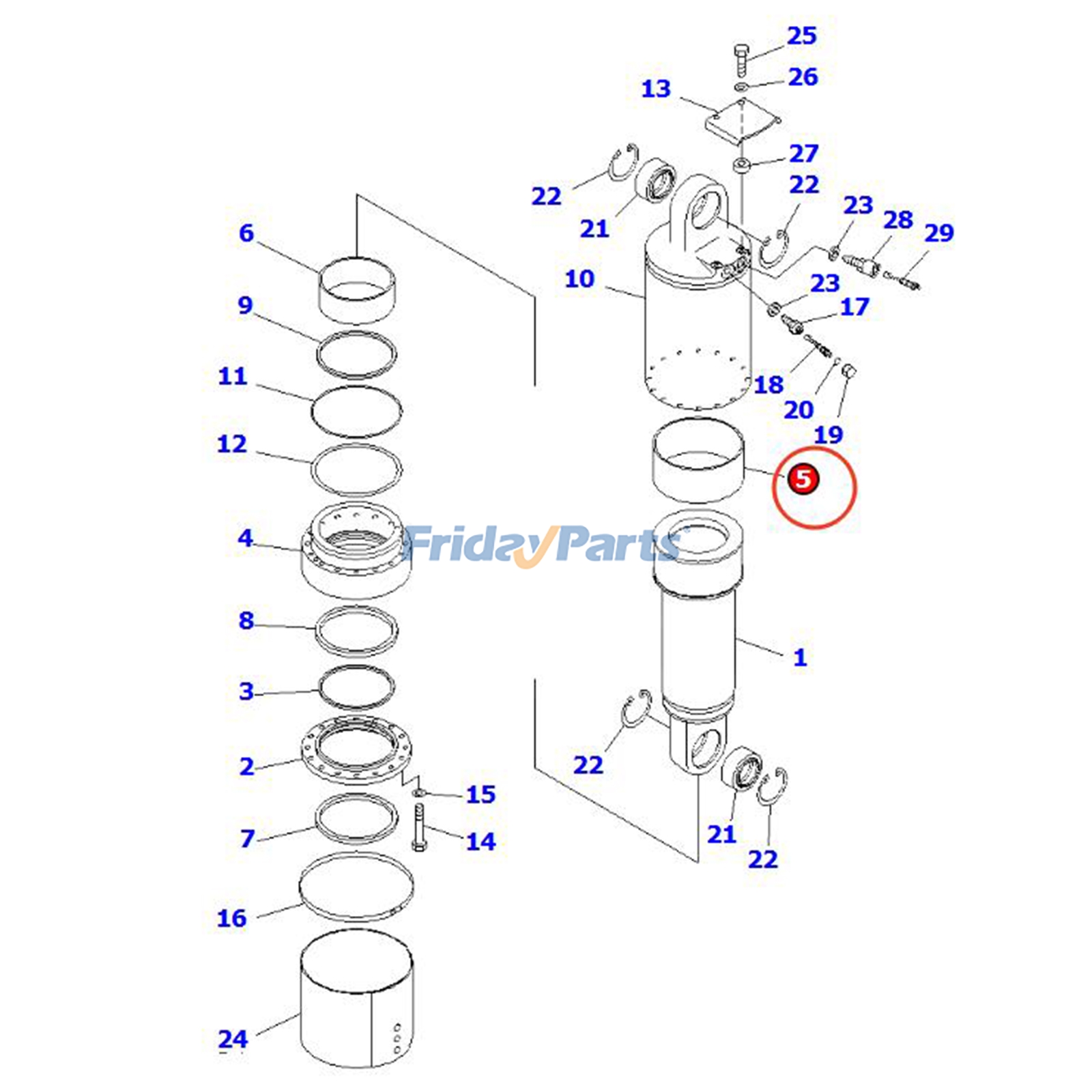 Wear Ring for Off-Road Truck