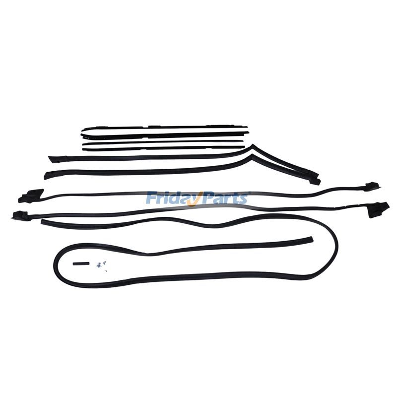 9Pcs Weatherstripping Seal Kit Wide Chrome for 81-88 Cutlass RWD G-Body in Stock in China