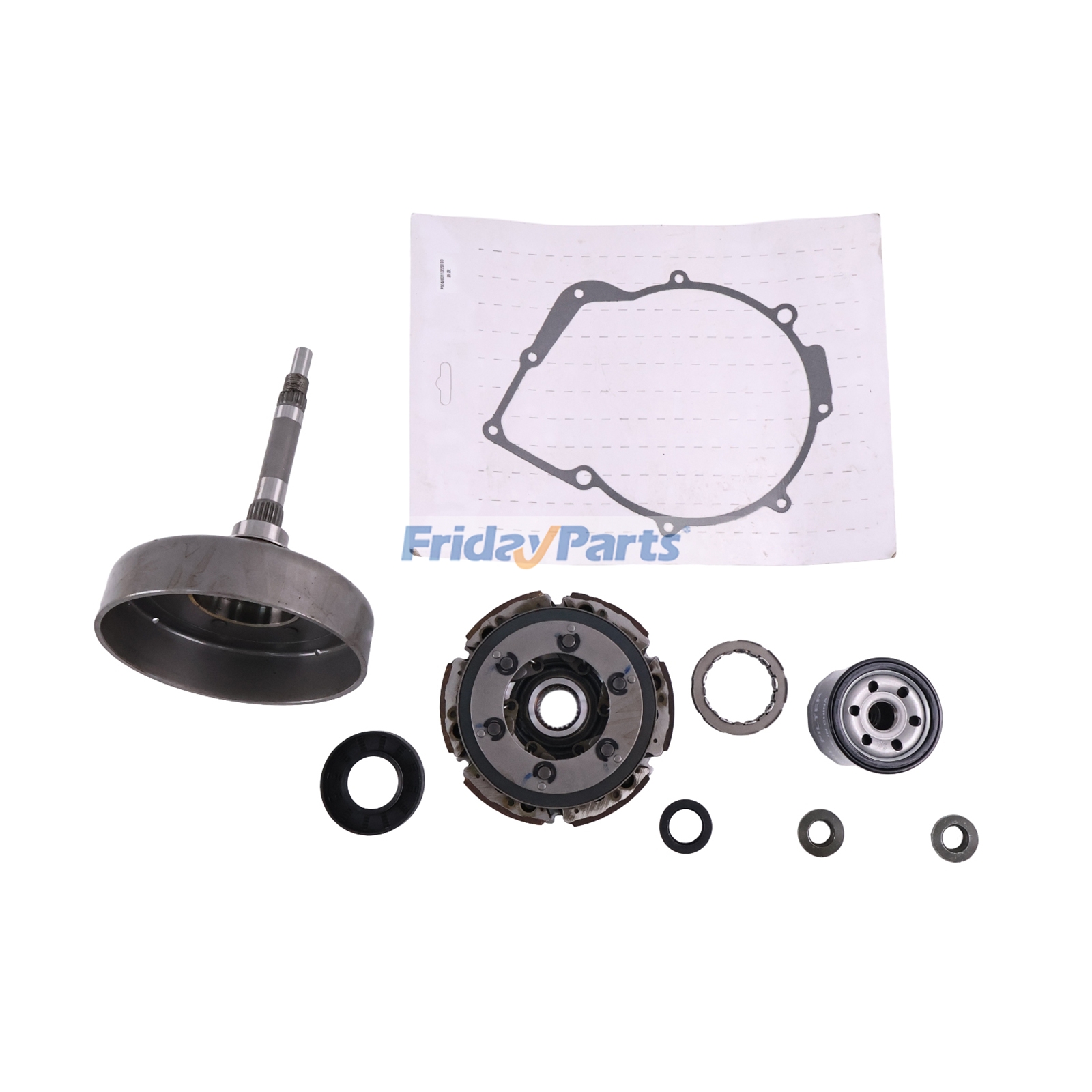 Wet Clutch 6 Shoes Kit 503-02873 503-02874 P0040002114A0150 for Cub Cadet Utility Vehicle Challenger MX550 MX750