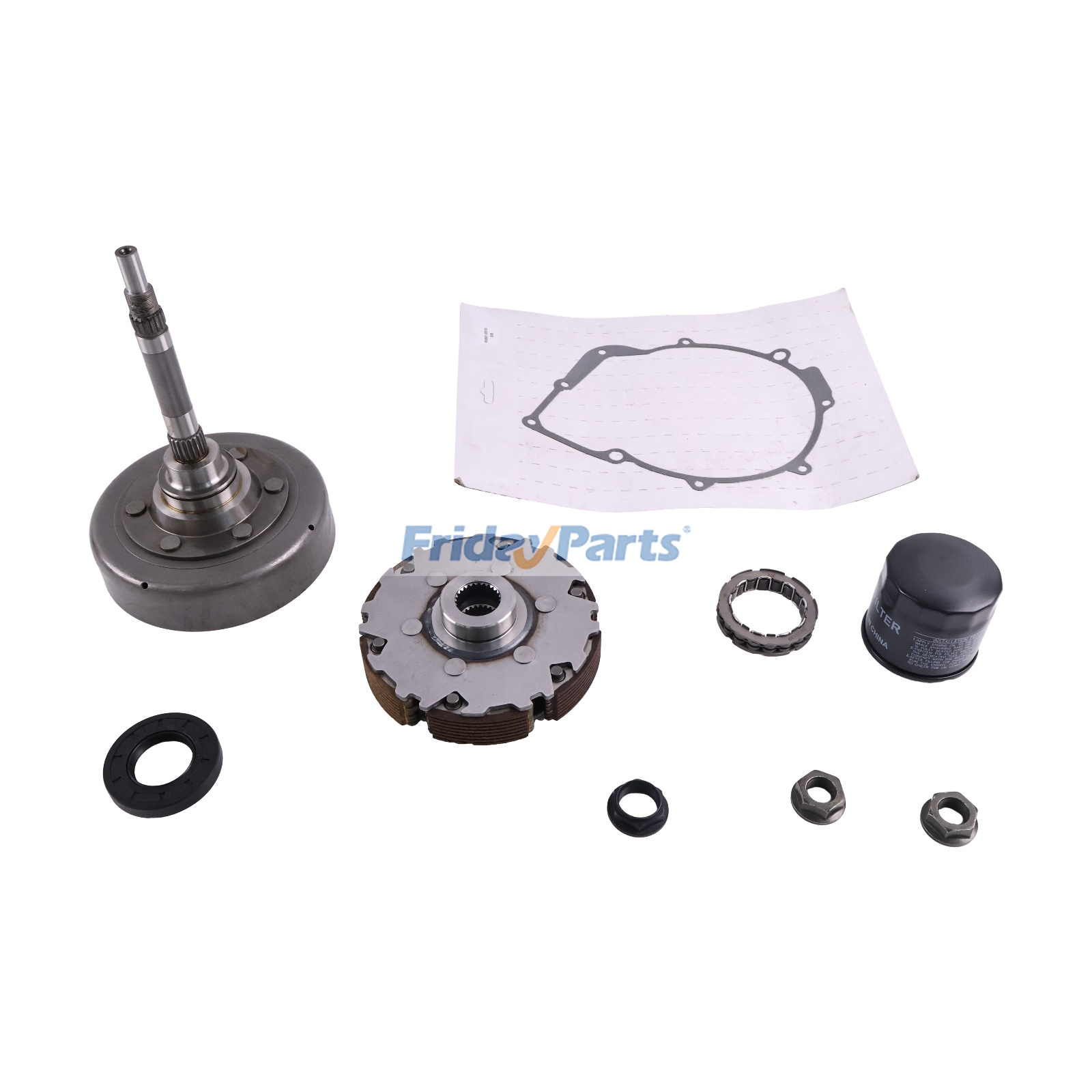 FridayParts Wet Clutch 6 Shoes Kit