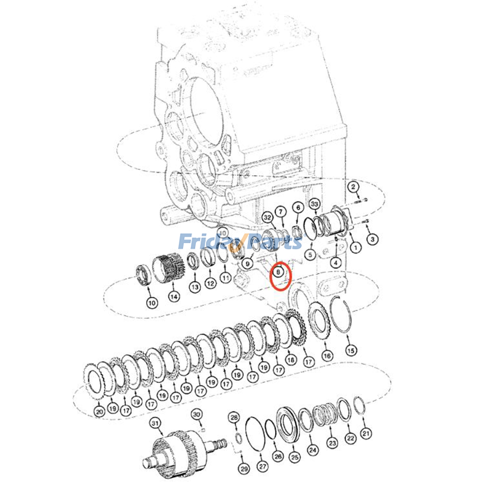 Rolamento de roda 340406556 para trator CASE Quadtrac 370 420 450 500 540 580 620 Steiger 350 380 400 e carregadeira 921 1021 1121 para Carregadora ,Caminhão Off-Road,Trator