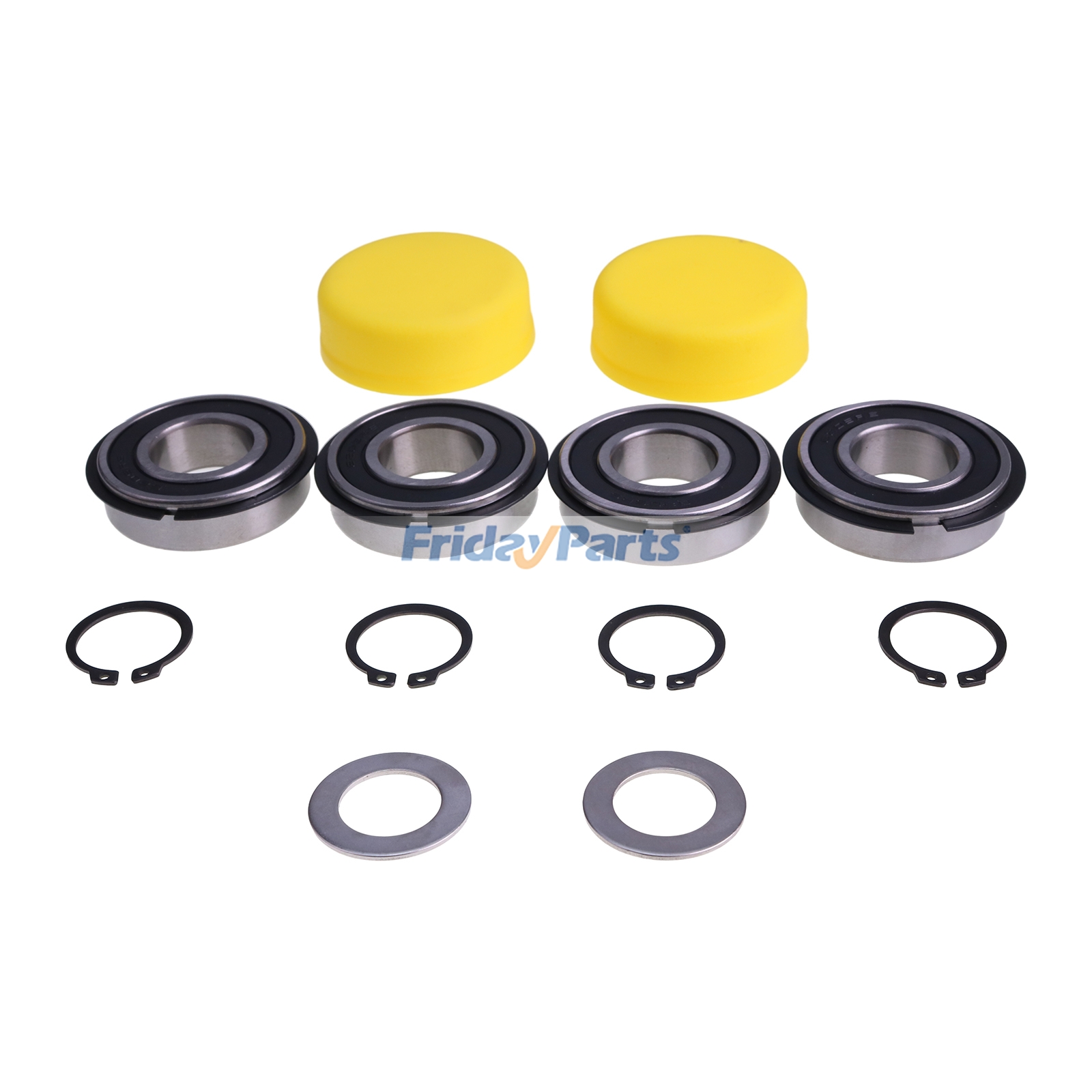 Kit de rolamento de roda M96706 W23122 AM102888 17X192MA para trator John Deere