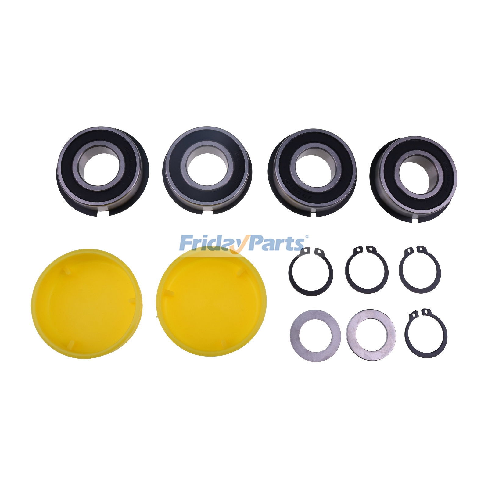 Kit de rolamento de roda M96706 W23122 AM102888 17X192MA para trator John Deere FridayParts