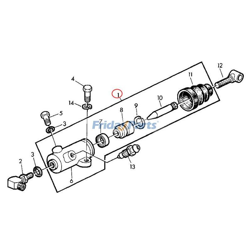 FridayPartsのホイールブレーキシリンダー 2630 2840 3030 4040 4320 5020