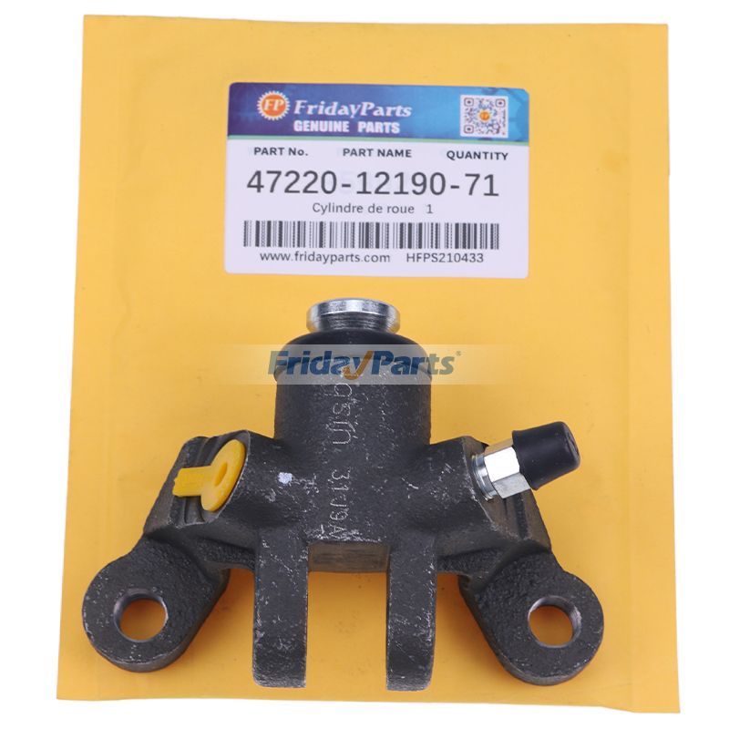 Cilindro de rueda 47220-12190-71 para montacargas Toyota 5FBRE10 5FBRE13 5FBRE15 5FBRE18 5FBRE20 2FBE10 2FBE13 2FBE15 2FBE18