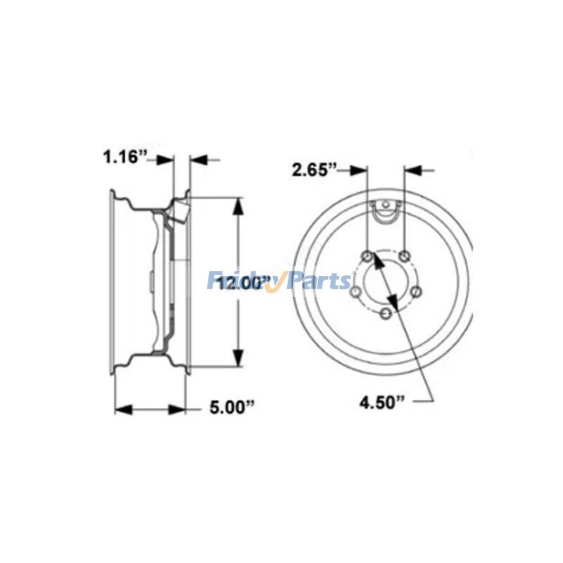 Wheel Rim for Loader