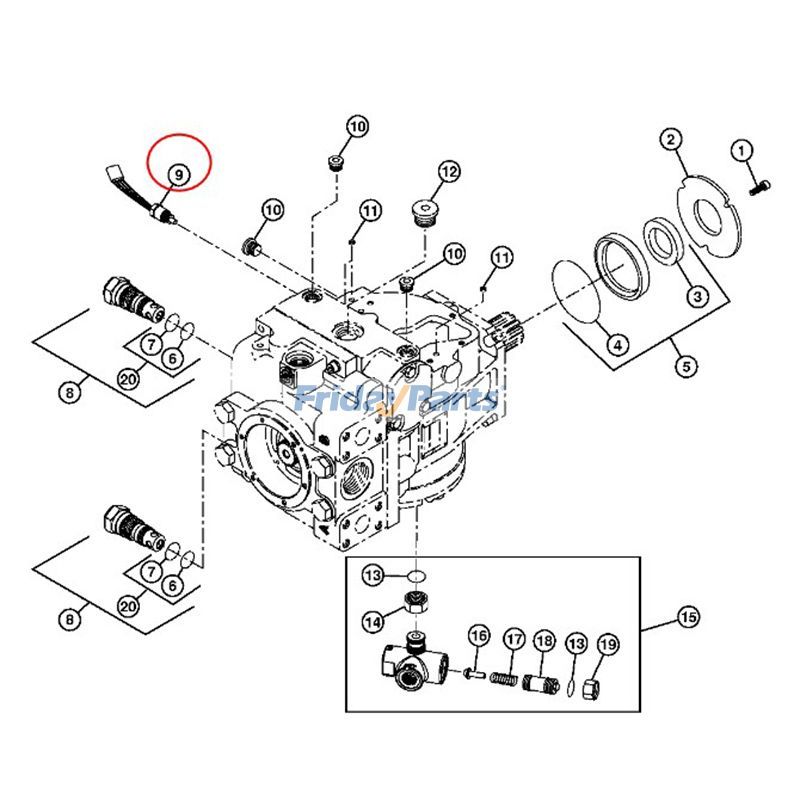 Parte para Topadora,Otros equipos de construcción