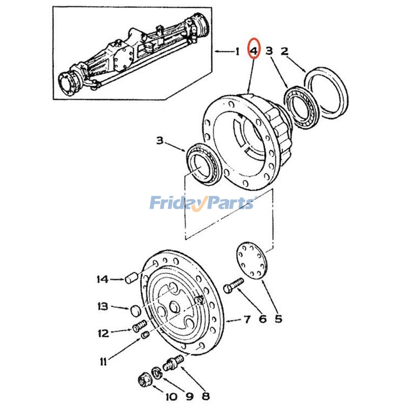 Wheel Hub for Loader