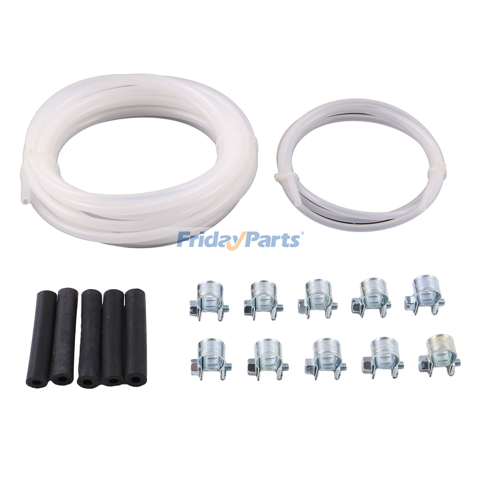 Kit de mangueira de tubo de linha de combustível de 4 mm branco 89031118 para aquecedor Webasto Eberspacher FridayParts