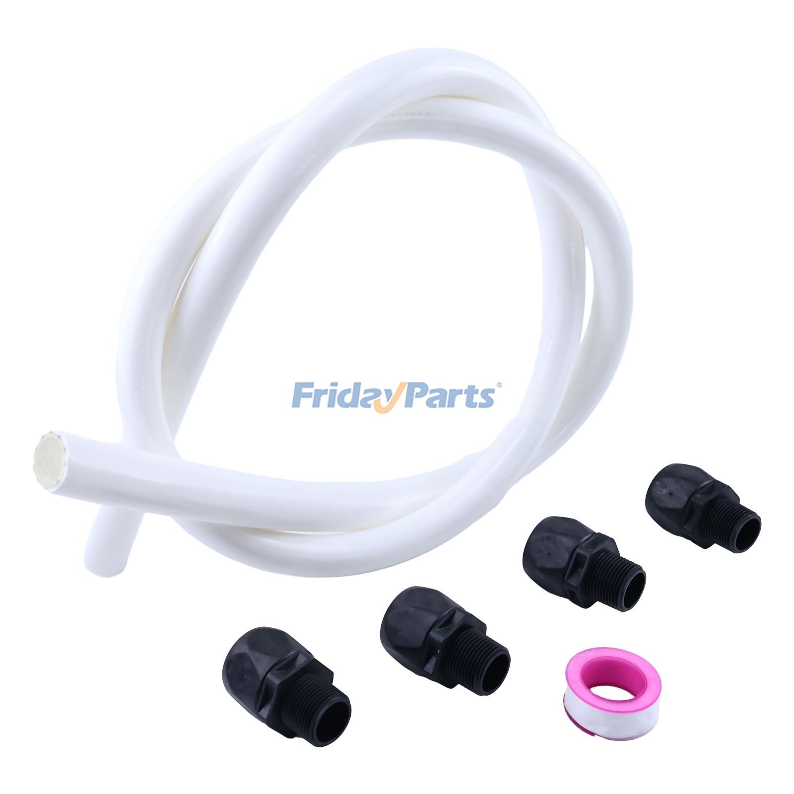 FridayPartsのホワイトクイックディスクホース交換キット