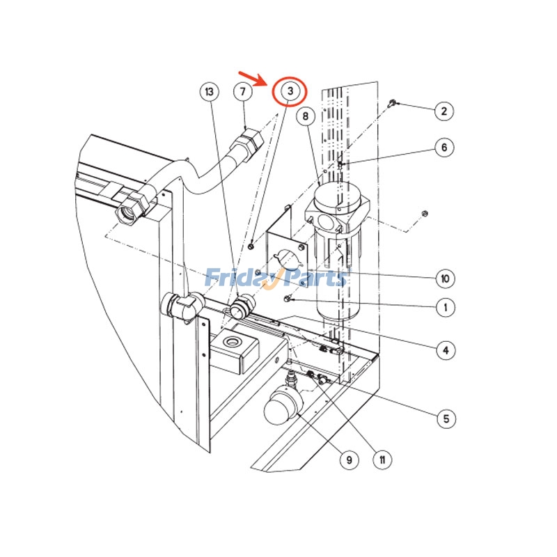Whiz-Lock Flange Hex Nut for Air Compressor
