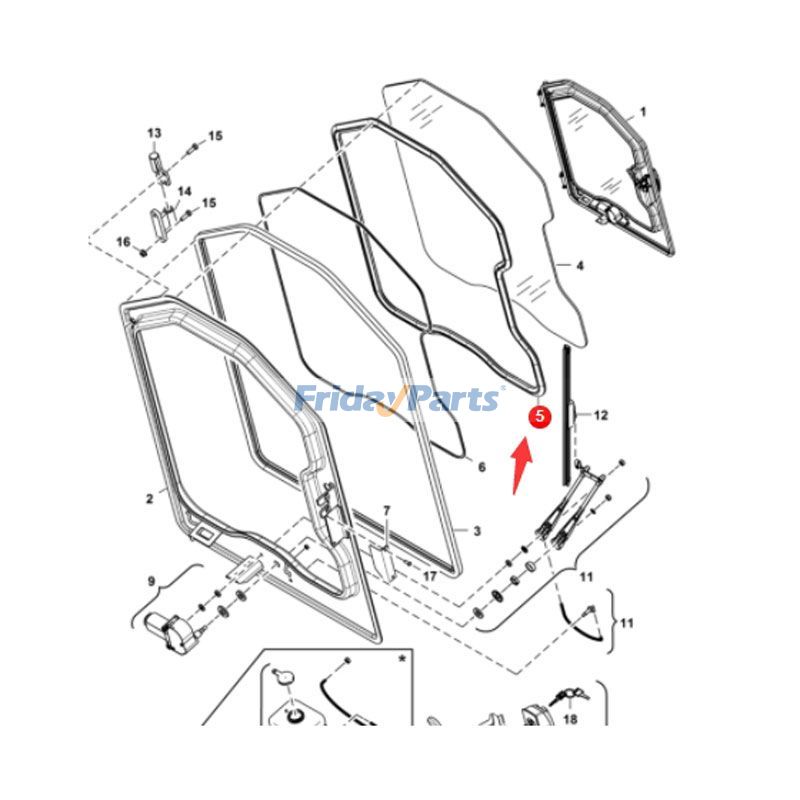 Window Seal for Loader