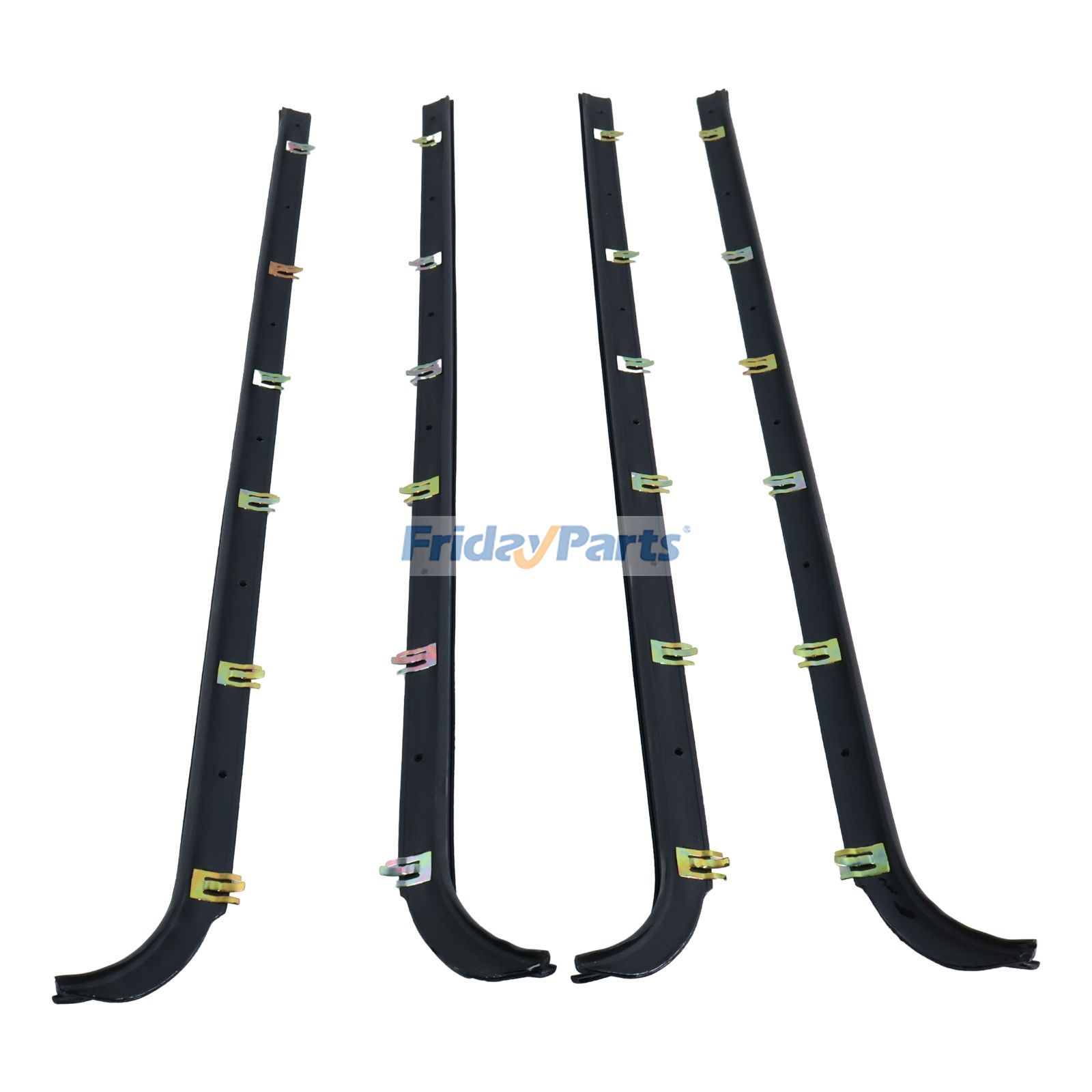 Vehicle Window Sweep Felt Weatherstrip Seal Kit