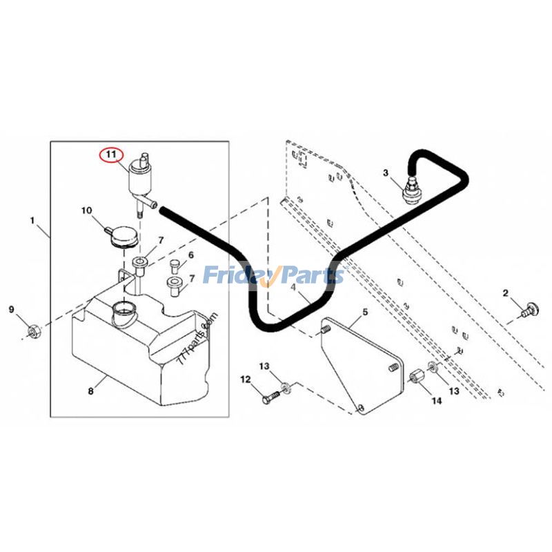  Windscreen Washer Pump For JOHN DEERE
