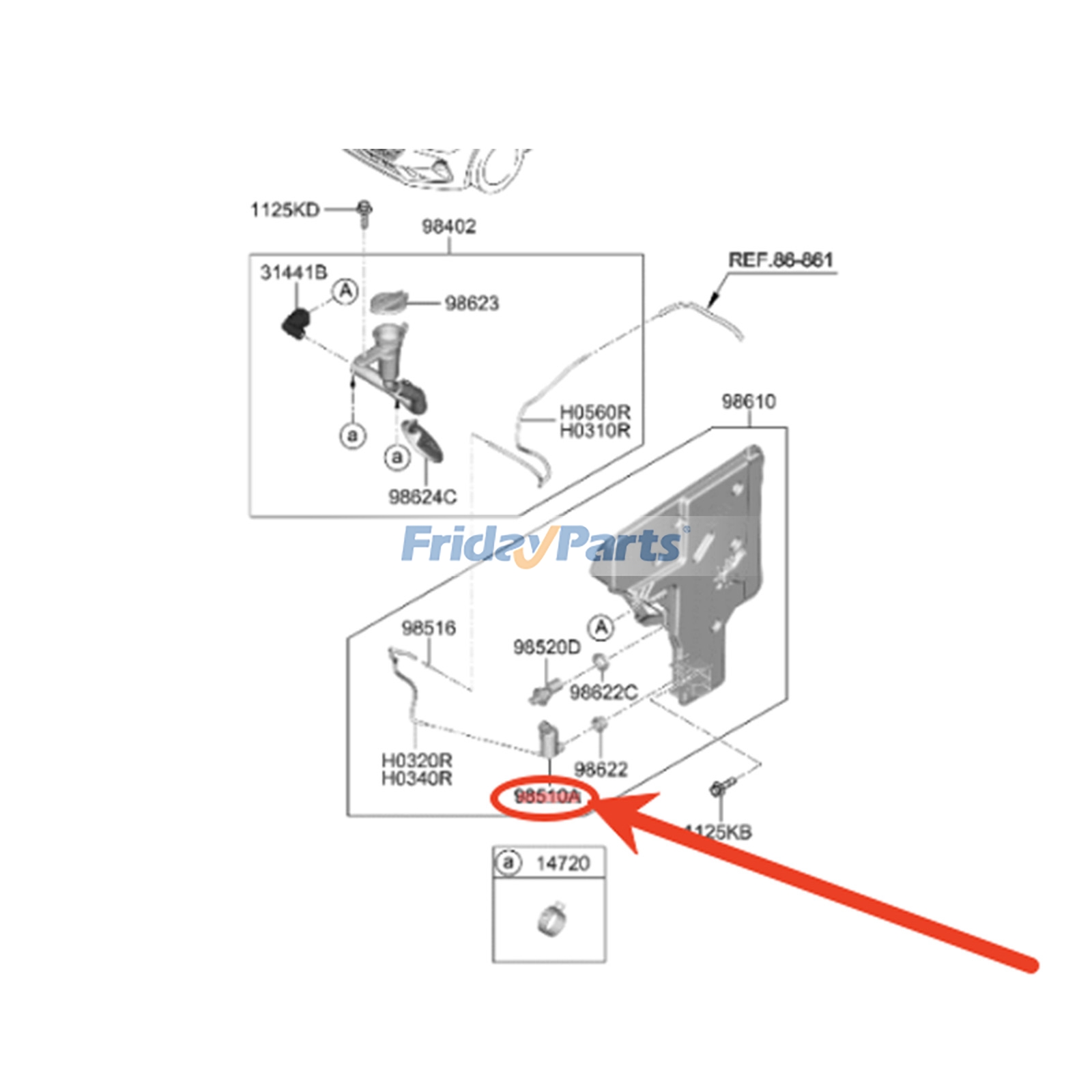 車両 フロントガラスウォッシャーポンプ