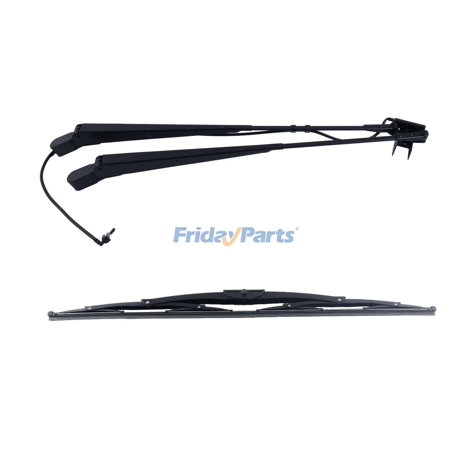 Bras et balai d'essuie-glace VOE16284725 VOE16284724 pour chargeuse Volvo L110F L120F L110H L60H L70H L90H L45H L150H L180H L220H L350H
