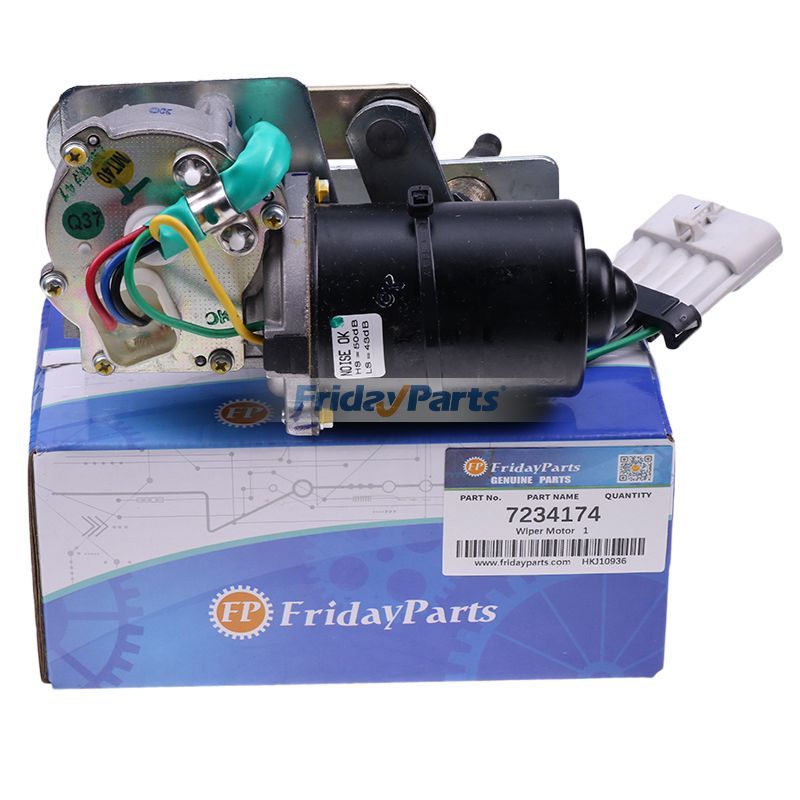 Motor de limpiaparabrisas 7234174 para cargadora Bobcat A770 773 S450 S510 T450 T550 T590