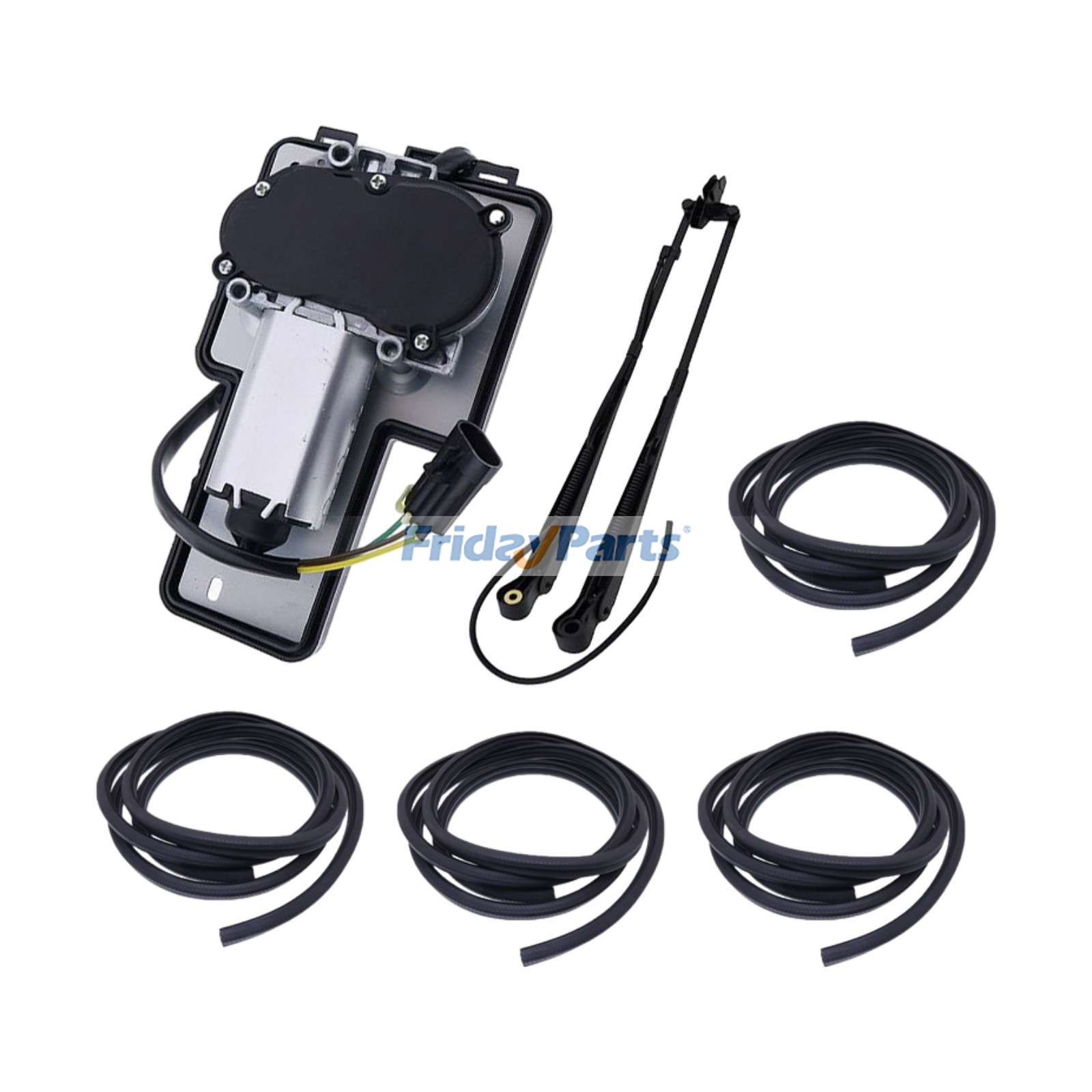 Wiper Motor And Arm Kit for Bobcat Excavator 320 322 325 328 331 334 337 341 Loader 753 763 773 863 864 873 883 S130 S175 S220
