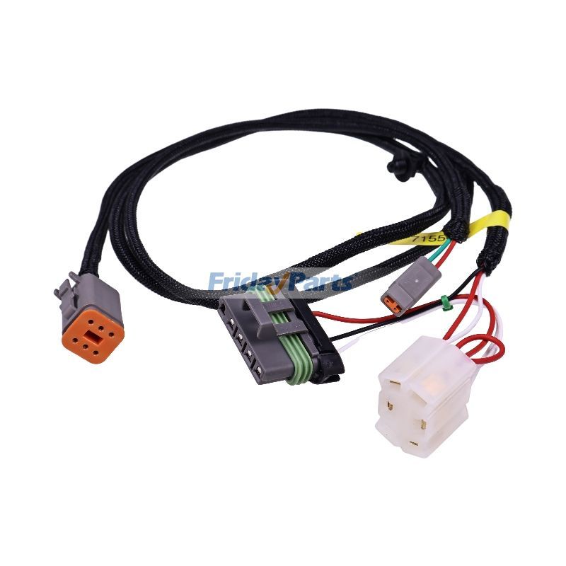 Arnés de cableado del motor del limpiaparabrisas 7155024 para cargadoras Bobcat S450 S510 S530 S550 S570 S590 T450
